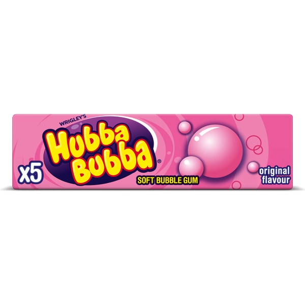 Hubba Bubba original bubblegum zachte kauwgom 5st